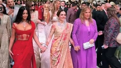 kim kardashian anant ambani wedding.